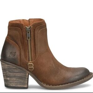 Born Brown Leather Ankle Boots